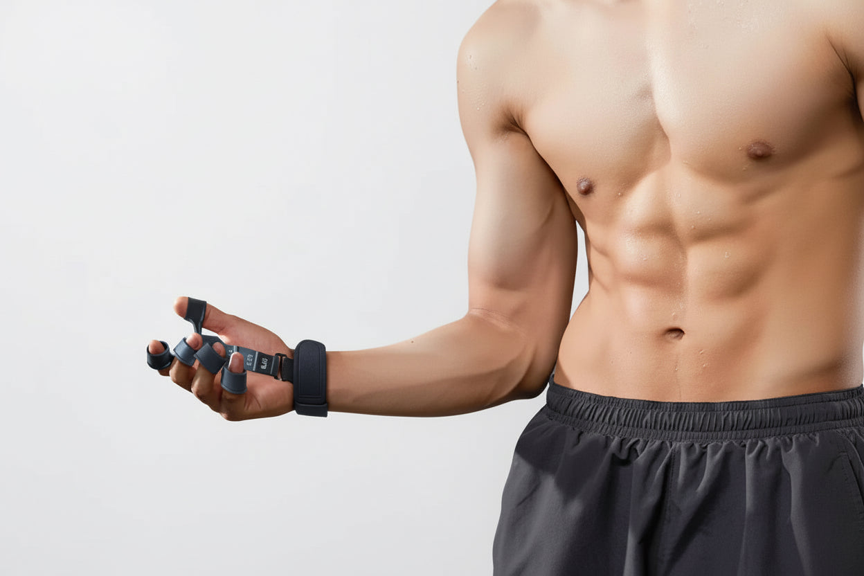 Neuer Silikon-Fingertrainer, 5-Finger-Handgelenk-Stretcher, Fingerkraft, Erholung, Flexion Und Verlängerung Der Vene-Trainer