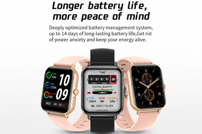 2025 2.01'' Smart Watch Bluetooth Call Play Music Smartwatch Fitness Clock Sport Waterproof Watches for Men Women Iphone Android