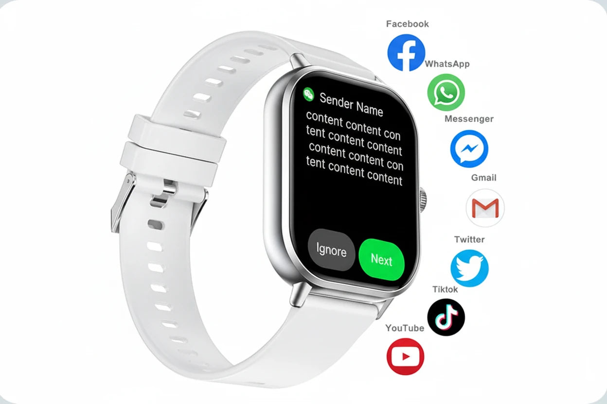 2025 2.01'' Smart Watch Bluetooth Call Play Music Smartwatch Fitness Clock Sport Waterproof Watches for Men Women Iphone Android